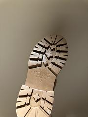 Fortok Celine Bulky High Boot With Triomphe Tassels In Shearling And Suede Calfskin - 3