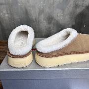 Fortok Prada Suede And Shearling Mules Brown - 6