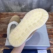 Fortok Prada Suede And Shearling Mules Brown - 3