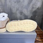 Fortok Prada Suede And Shearling Sneakers Beige - 6