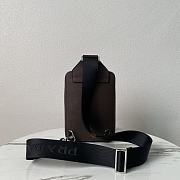 Fortok Prada Brique Saffiano Leather Bag Brown 2VZ106 14x20x5cm - 5