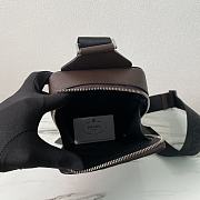 Fortok Prada Brique Saffiano Leather Bag Brown 2VZ106 14x20x5cm - 3