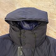 Fortok Moncler Hooded Down Jacket Dark Blue - 6