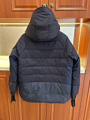 Fortok Moncler Hooded Down Jacket Dark Blue - 4