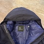 Fortok Moncler Hooded Down Jacket Dark Blue - 3