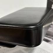 Fortok Celine Triomphe Shoulder Bag in Black Silver Buckle 20.5x11.5x4cm - 6