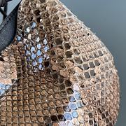 Fortok Bottega Veneta Python Skin Leather Sardine Top-Handle Bag 20x12x2.5cm - 2