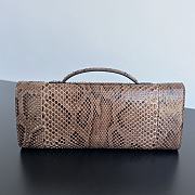 Fortok Bottega Veneta Python Skin Leather Clutch 31x13x3cm - 3