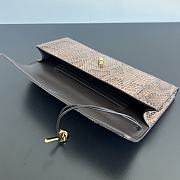 Fortok Bottega Veneta Python Skin Leather Clutch 31x13x3cm - 2