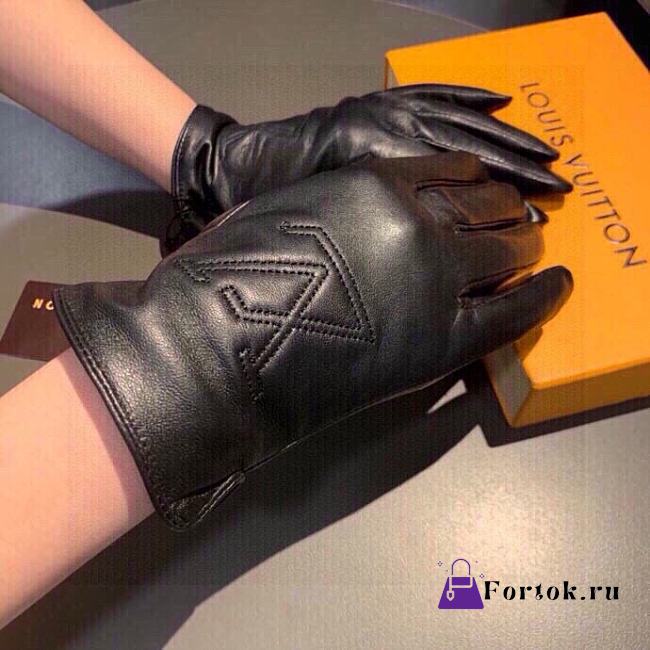 Fortok Louis Vuitton Gloves Black - 1