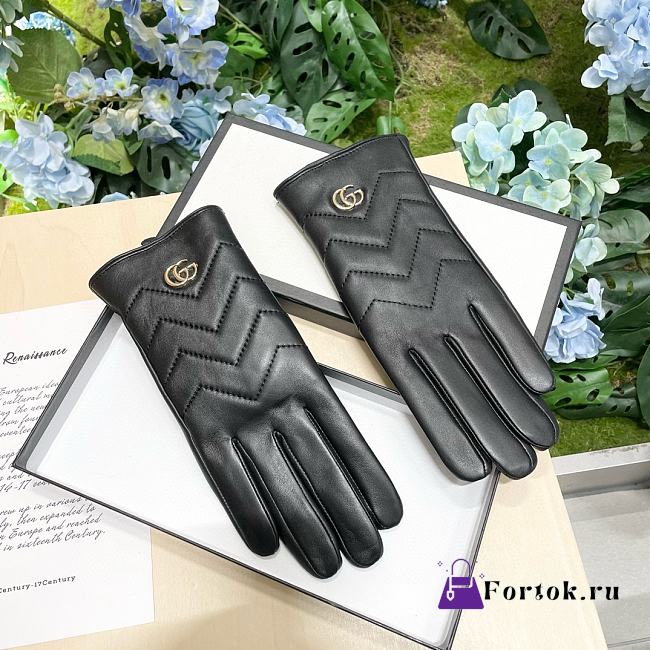 Fortok Gucci Gloves Black - 1
