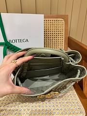 Fortok Bottega Veneta Green Small Andiamo Bag 25x22x10cm - 4