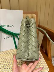 Fortok Bottega Veneta Green Small Andiamo Bag 25x22x10cm - 3