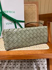 Fortok Bottega Veneta Green Small Andiamo Bag 25x22x10cm - 2