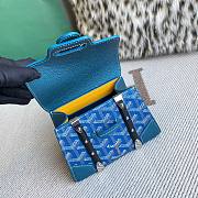 Fortok Goyard  Saigon Structure Nano Bag Blue 14.5cm  - 6