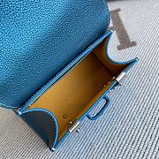Fortok Goyard  Saigon Structure Nano Bag Blue 14.5cm  - 5
