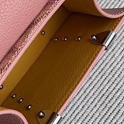 Fortok Goyard Saigon Structure Nano Bag Pink 14.5cm - 5