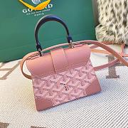 Fortok Goyard Saigon Structure Nano Bag Pink 14.5cm - 4