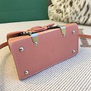 Fortok Goyard Saigon Structure Nano Bag Pink 14.5cm - 2