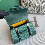 Fortok Goyard Saigon Structure Nano Bag Green 14.5cm - 5