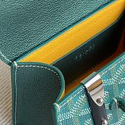 Fortok Goyard Saigon Structure Nano Bag Green 14.5cm - 4