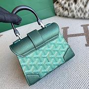 Fortok Goyard Saigon Structure Nano Bag Green 14.5cm - 3