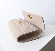 Fortok Dior Miss Caro Top Handle Clutch Beige Leather 24x12x4cm - 5