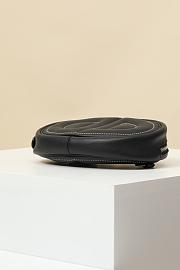 Fortok Hermes Swift Calfskin Waist Bag Black 19x13x4cm - 5