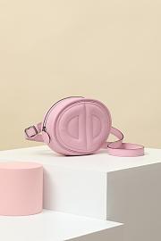 Fortok Hermes Swift Calfskin Waist Bag Pink 19x13x4cm - 6