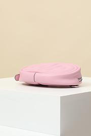 Fortok Hermes Swift Calfskin Waist Bag Pink 19x13x4cm - 5