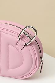 Fortok Hermes Swift Calfskin Waist Bag Pink 19x13x4cm - 4