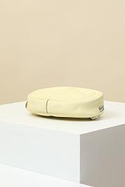 Fortok Hermes Swift Calfskin Waist Bag Yellow 19x13x4cm - 5