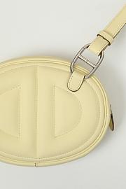 Fortok Hermes Swift Calfskin Waist Bag Yellow 19x13x4cm - 3