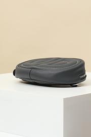 Fortok Hermes Swift Calfskin Waist Bag Grey 19x13x4cm - 5