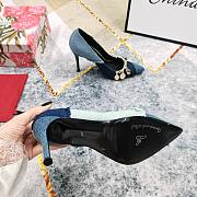 Fortok Dolce & Gabbana Patchwork Denim Pumps With Charms - 4