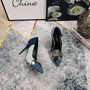 Fortok Dolce & Gabbana Patchwork Denim Pumps With Charms - 3