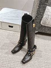 Fortok Dolce & Gabbana Biker Boots Black Leather  - 3