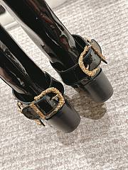 Fortok Dolce & Gabbana Biker Boots Black Patent Leather - 5