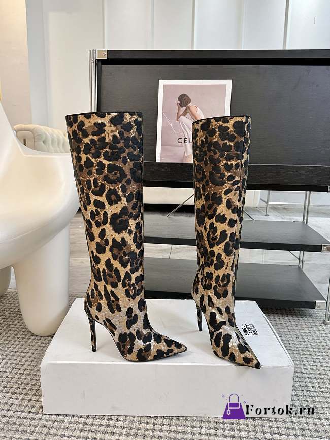 Fortok Dolce&Gabbana Leopard Print Boots - 1