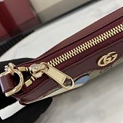 Fortok Gucci GG Mini Bag Beige & Dark Brown With Panda Detail 818763 19x10x3.5cm - 6