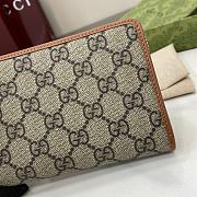 Fortok Gucci GG Emblem Wallet Beige & Brown 821803 19x10x2.5cm - 3