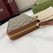 Fortok Gucci GG Emblem Wallet Beige & Brown 821803 19x10x2.5cm - 2
