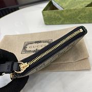 Fortok Gucci GG Emblem Key Case Beige & Black 819113 12x.7.5cm - 5