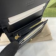 Fortok Gucci GG Emblem Mini Wallet Beige & Black 820692 11x8.5x3cm - 4