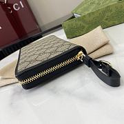 Fortok Gucci GG Emblem Wallet Beige & Black 821803 19x10x2.5cm - 5