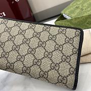 Fortok Gucci GG Emblem Wallet Beige & Black 821803 19x10x2.5cm - 2