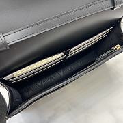 Fortok Gucci GG Emblem Super Mini Shoulder Bag Beige & Black 820688 20x12.5x5cm - 5