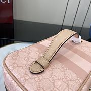 Fortok Gucci Porter Medium Travel Bag Pink 811489 25x17.5x15cm - 2