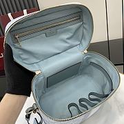 Fortok Gucci Porter Medium Travel Bag Blue 811489 25x17.5x15cm - 4