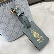 Fortok Gucci Porter Medium Travel Bag Blue 811489 25x17.5x15cm - 2